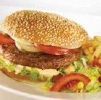 A dishonest burger marketing campaign